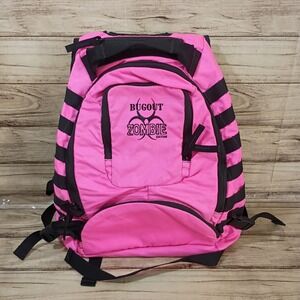 Bugout Zombie Edition Pink Black Striped Backpack Bag Sandpiper California
